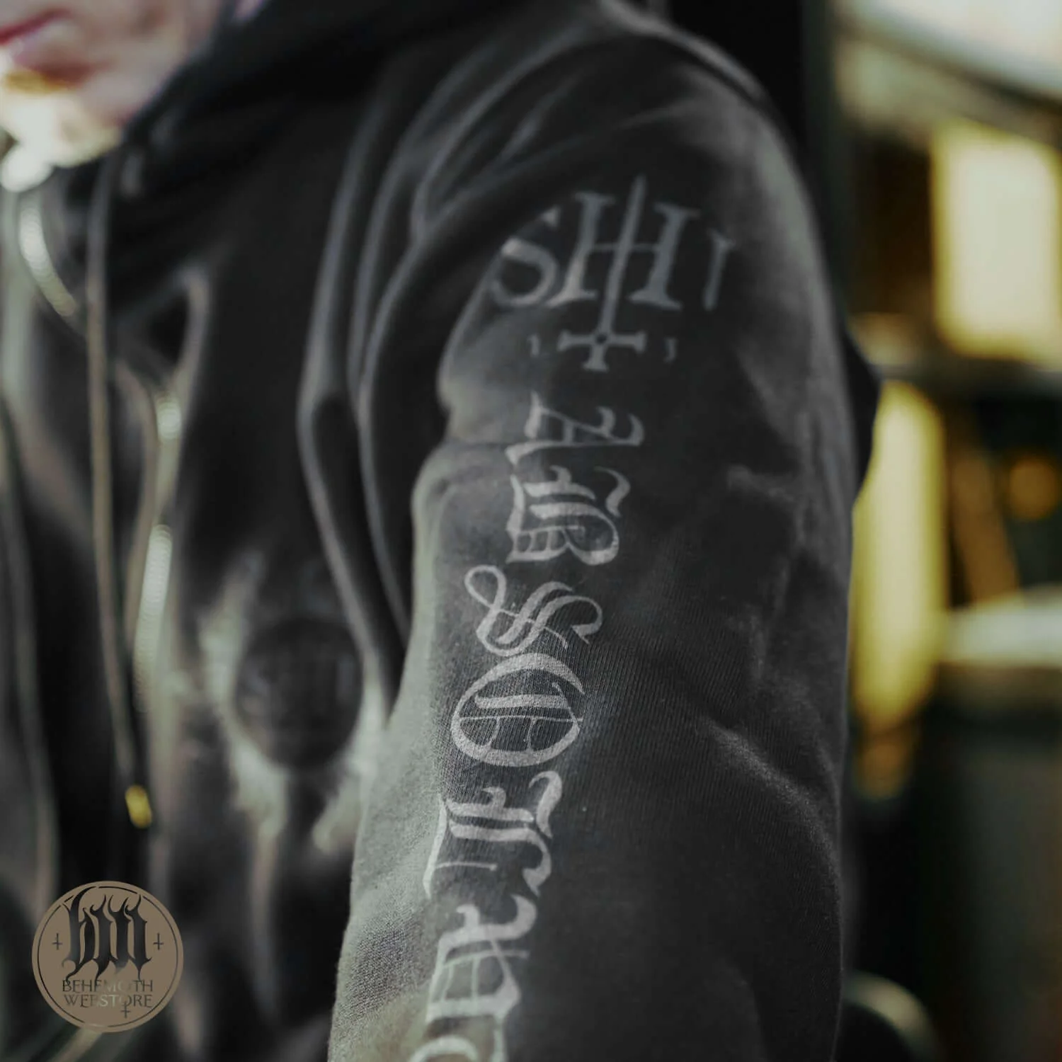 Behemoth TSOG 'Absolvte Black' hooded sweatshirt with zip - Image 4