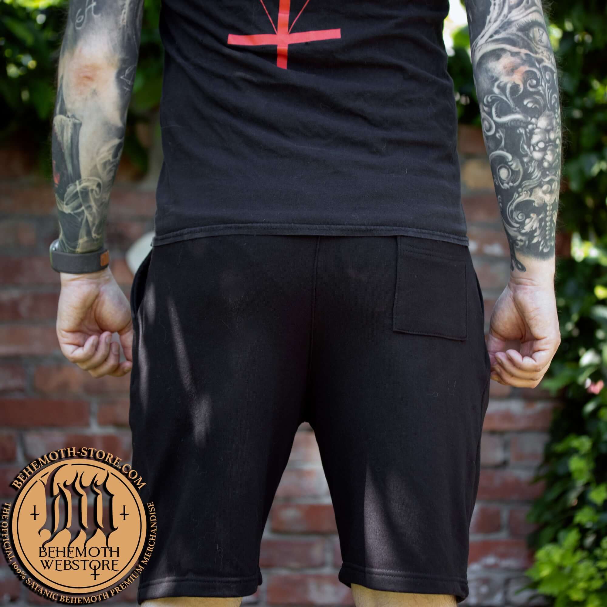 Behemoth 'Absolvte Black' short sweatpants - Image 3