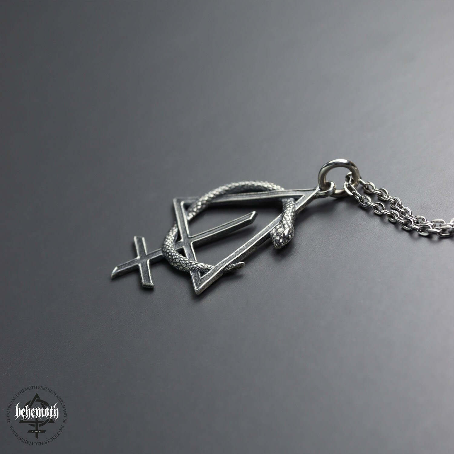 Behemoth 'CONTRA' sterling silver necklace - Image 3