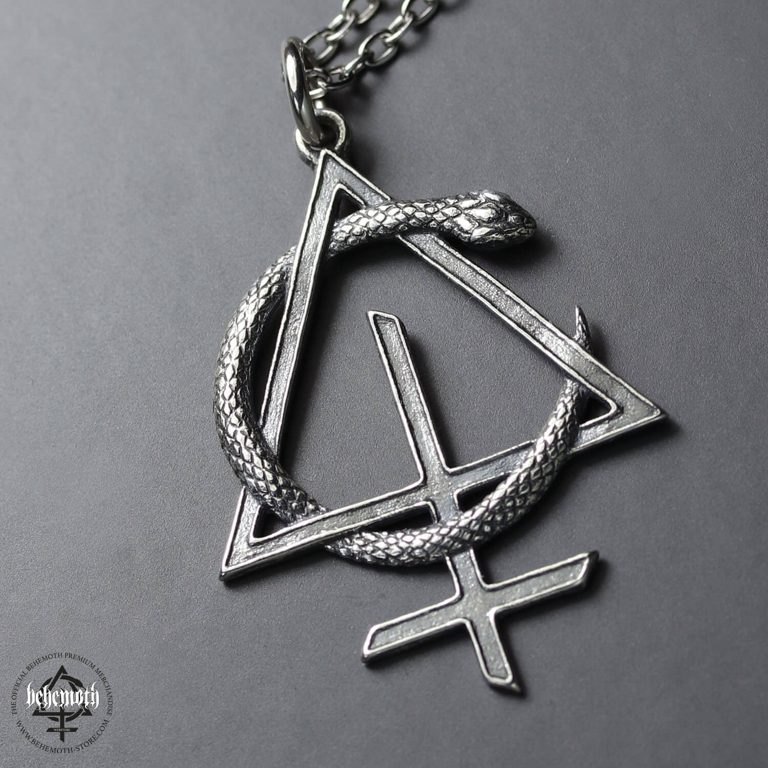 Behemoth 'CONTRA' sterling silver necklace - Image 4