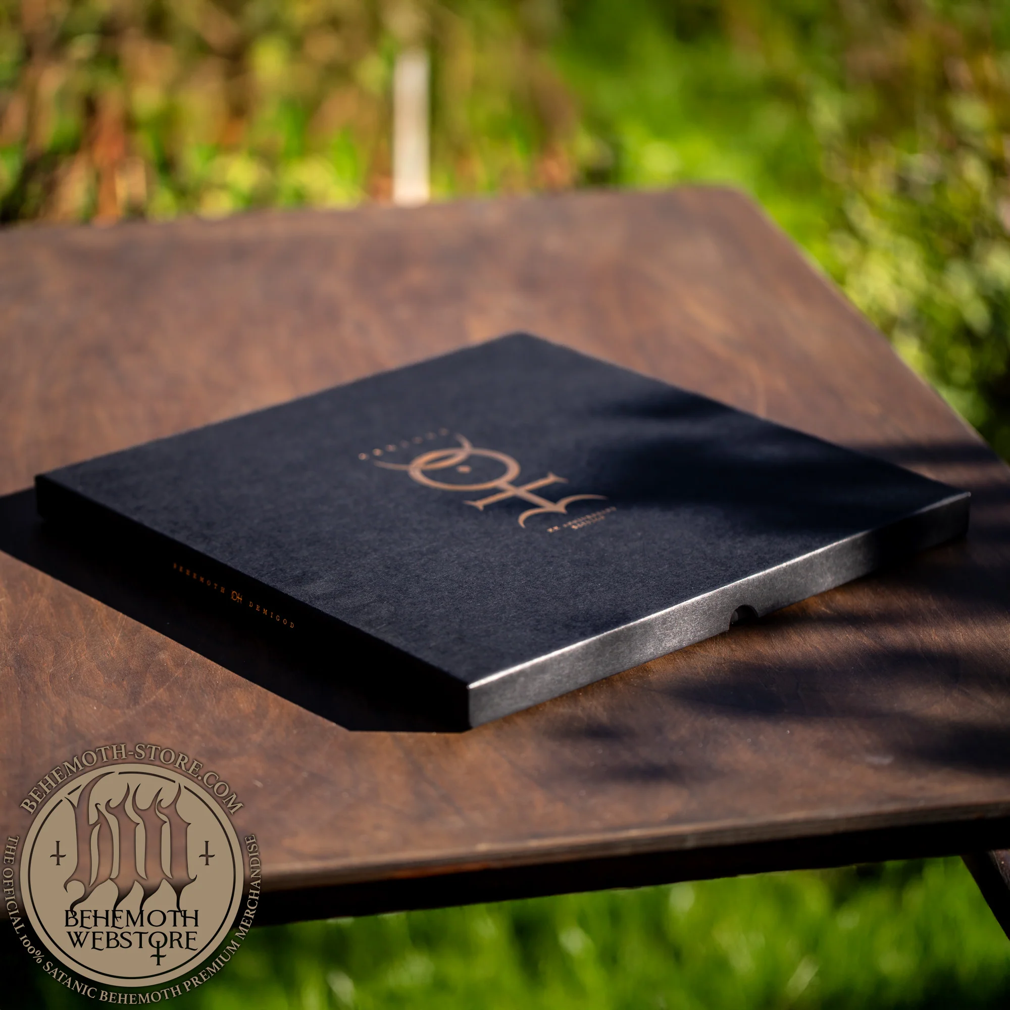 Behemoth Demigod XX — Deluxe Empty Box (Black Matte, Gold Foil) - Image 2