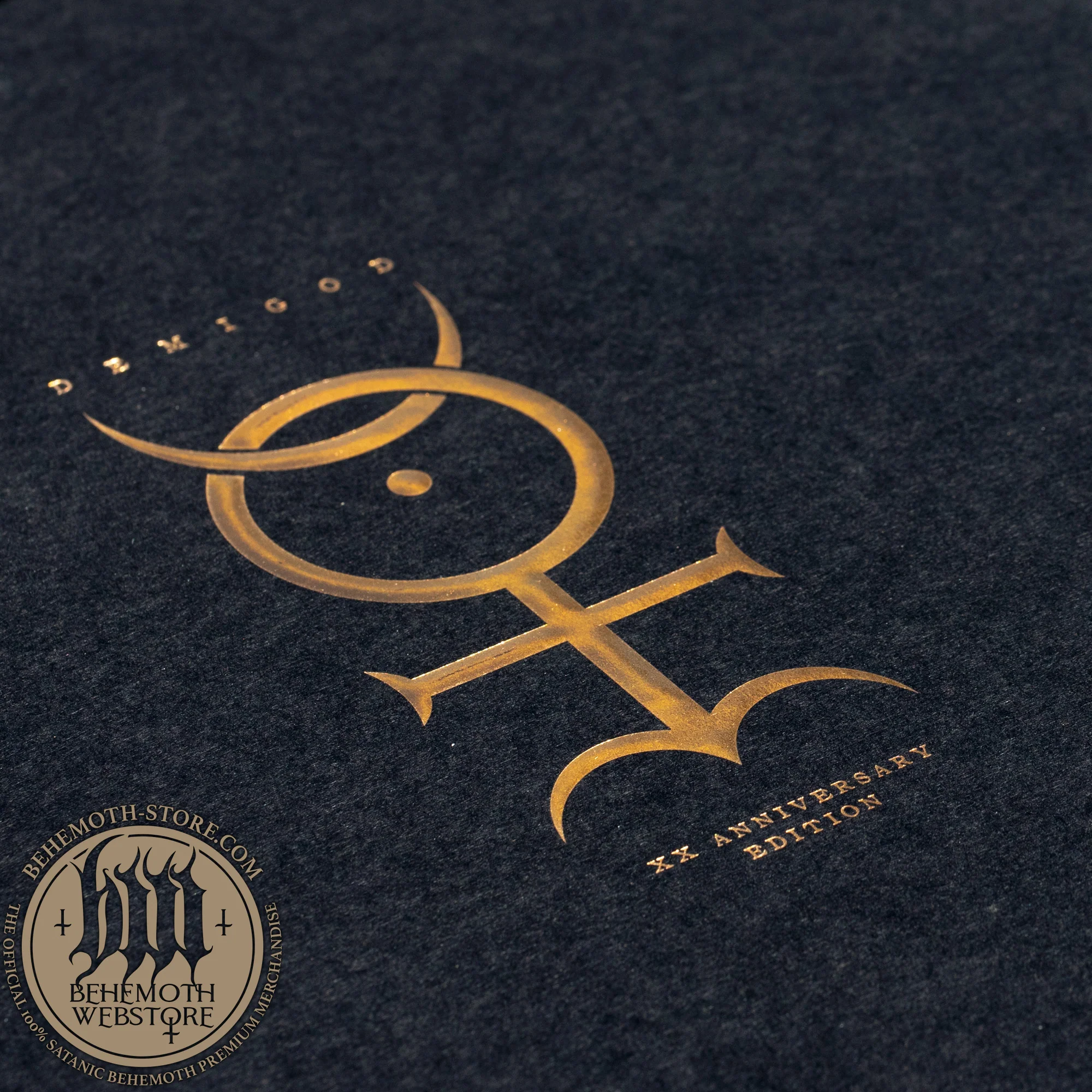Behemoth Demigod XX — Deluxe Empty Box (Black Matte, Gold Foil) - Image 4