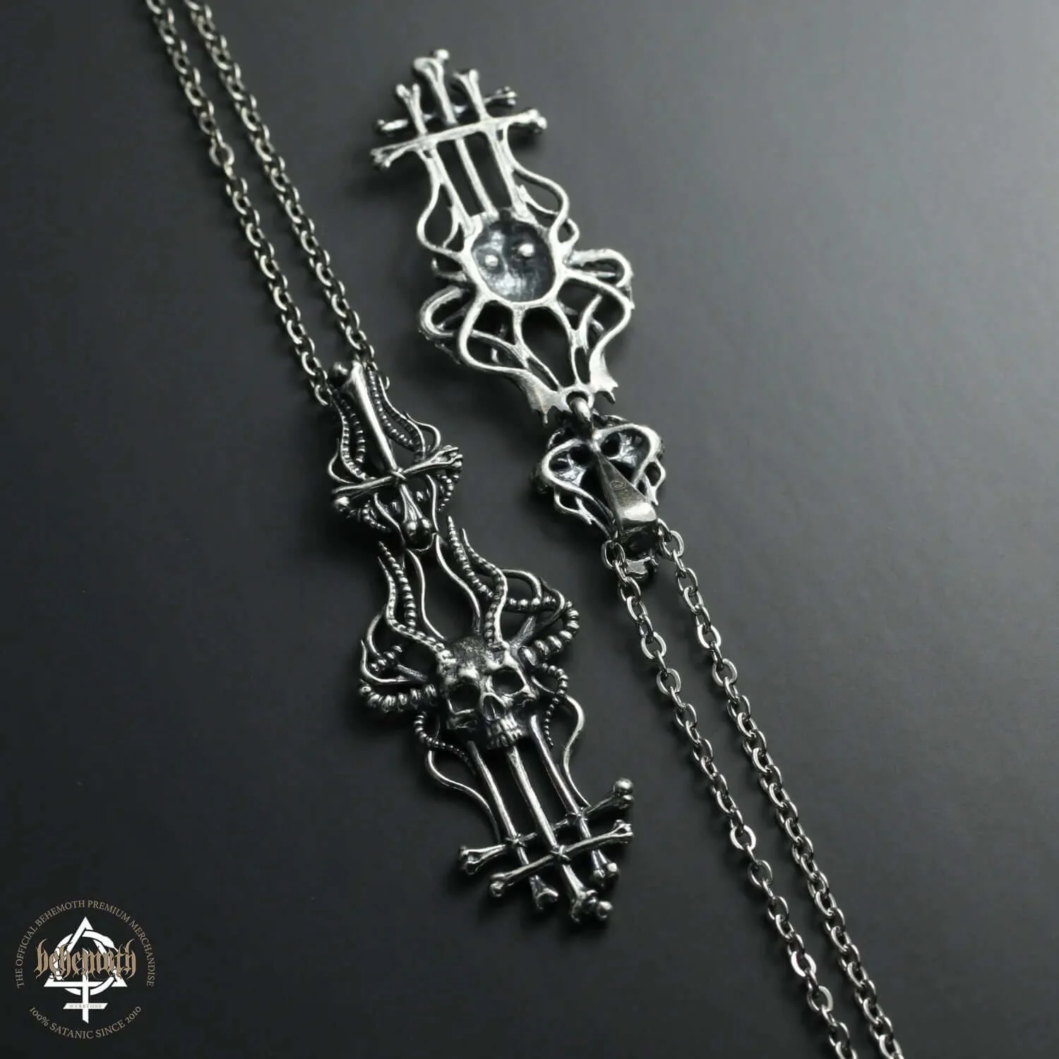 Behemoth 'In Absentia Dei' sterling silver necklace - Image 3