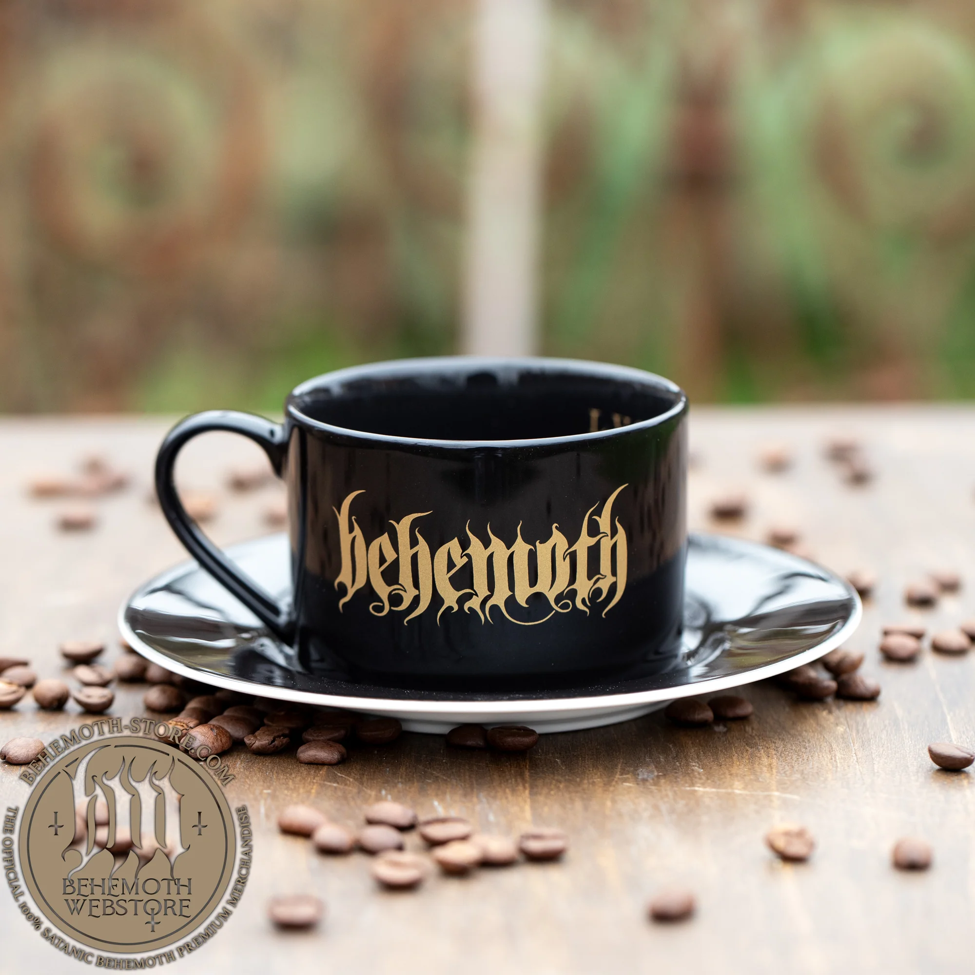 Behemoth – “Lvciferaeon” New Bone China Cup & Saucer (Black, 230 ml) - Image 5