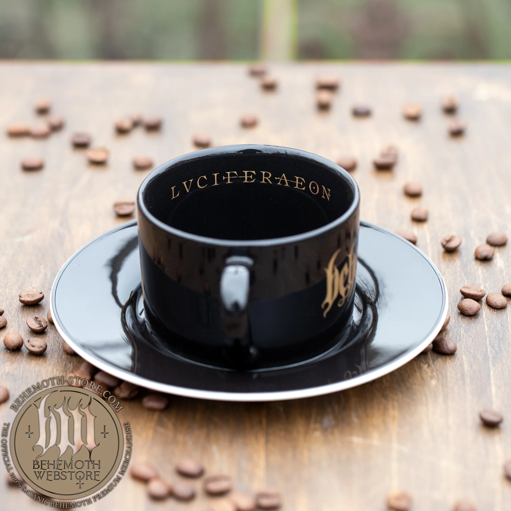 Behemoth – “Lvciferaeon” New Bone China Cup & Saucer (Black, 230 ml) - Image 6