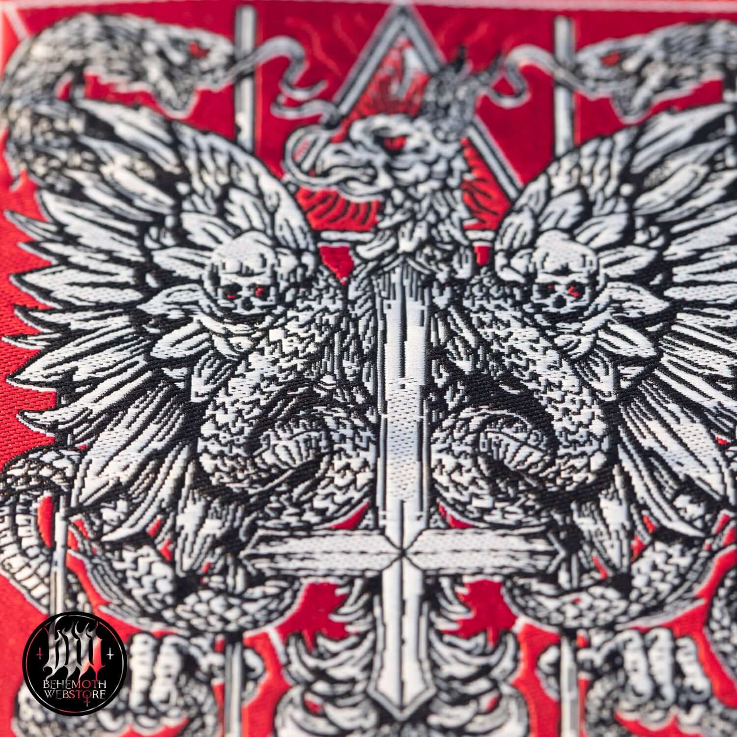 Behemoth 'Republic Of The Unfaithful' woven sew-on patch - Image 2