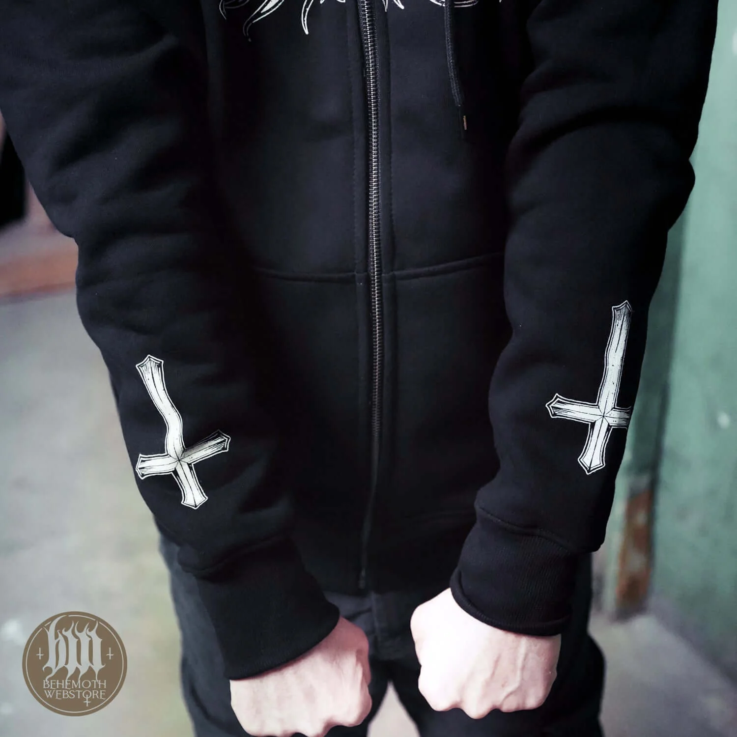 Behemoth 'Republic Of The Unfaithful' hooded sweatshirt with zip - Image 4