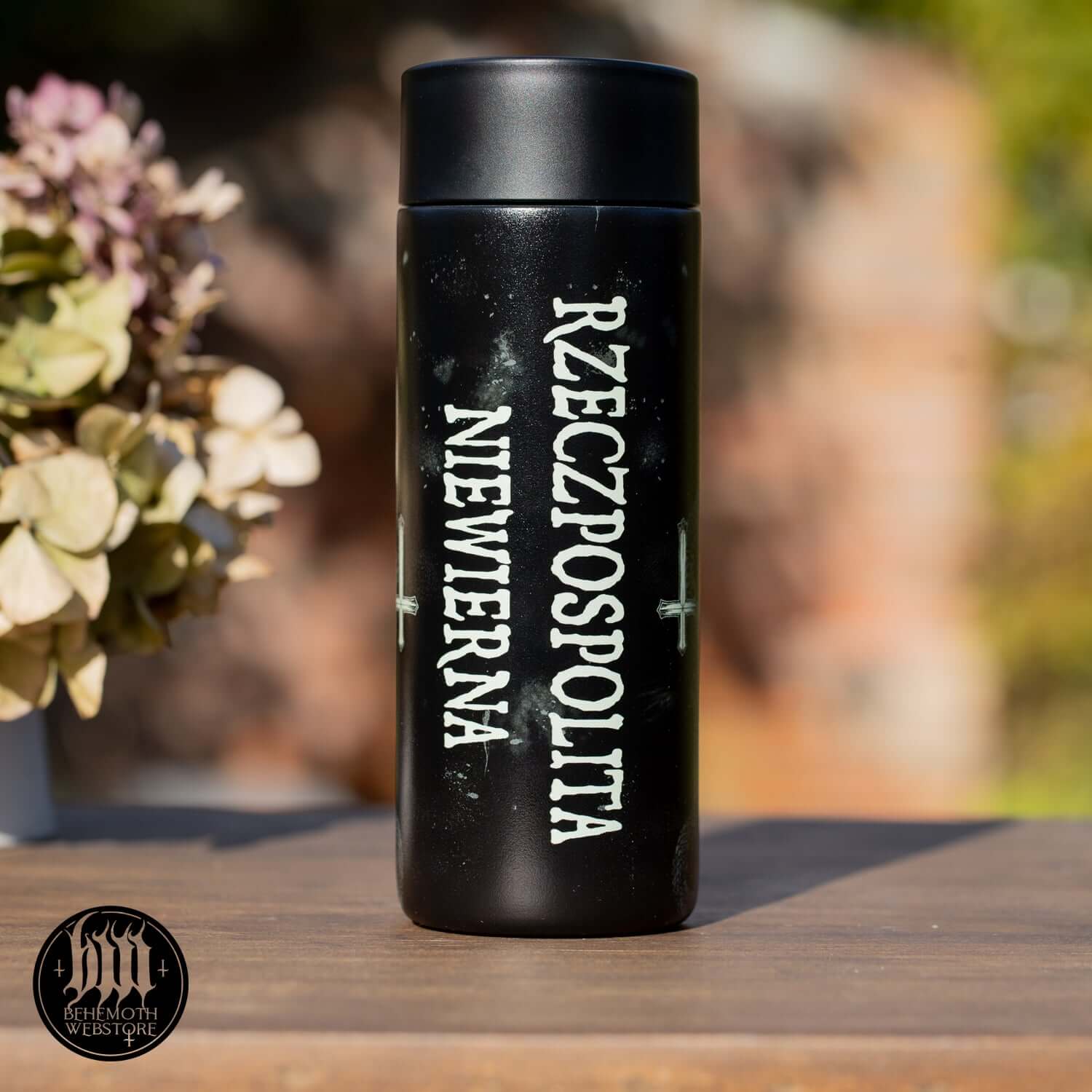 500 ml Steel Thermal Mug Behemoth 'Republic Of The Unfaithful' LIMITED - Image 3