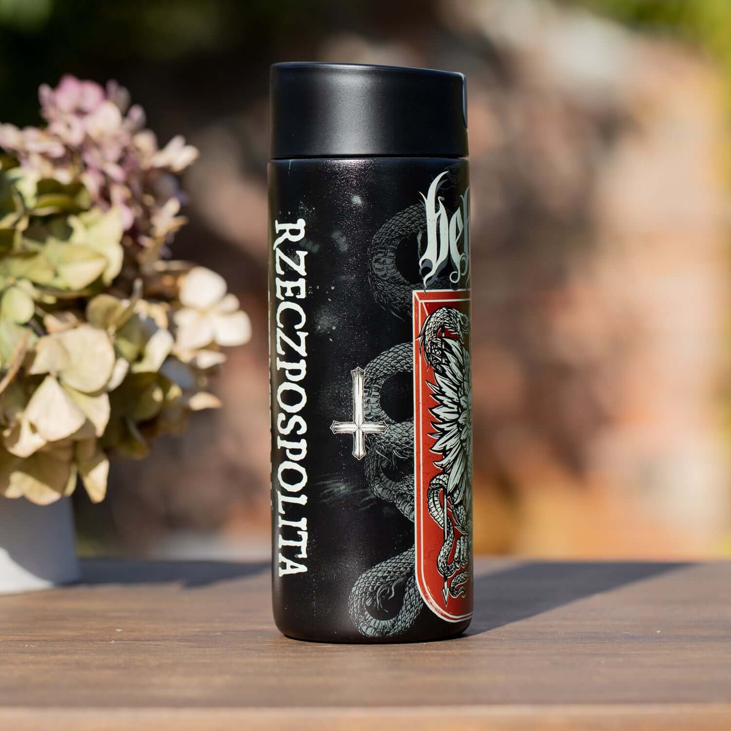 500 ml Steel Thermal Mug Behemoth 'Republic Of The Unfaithful' LIMITED - Image 4