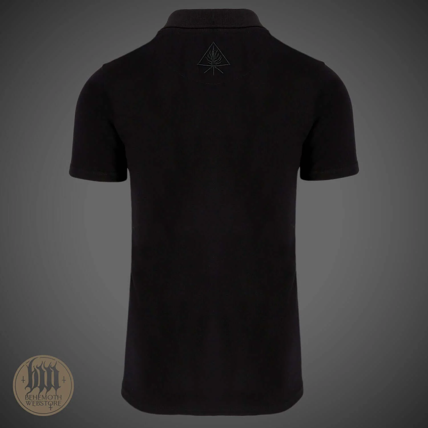 Behemoth 'The Satanist' Blackest Ov The Black polo T-Shirt - Image 3