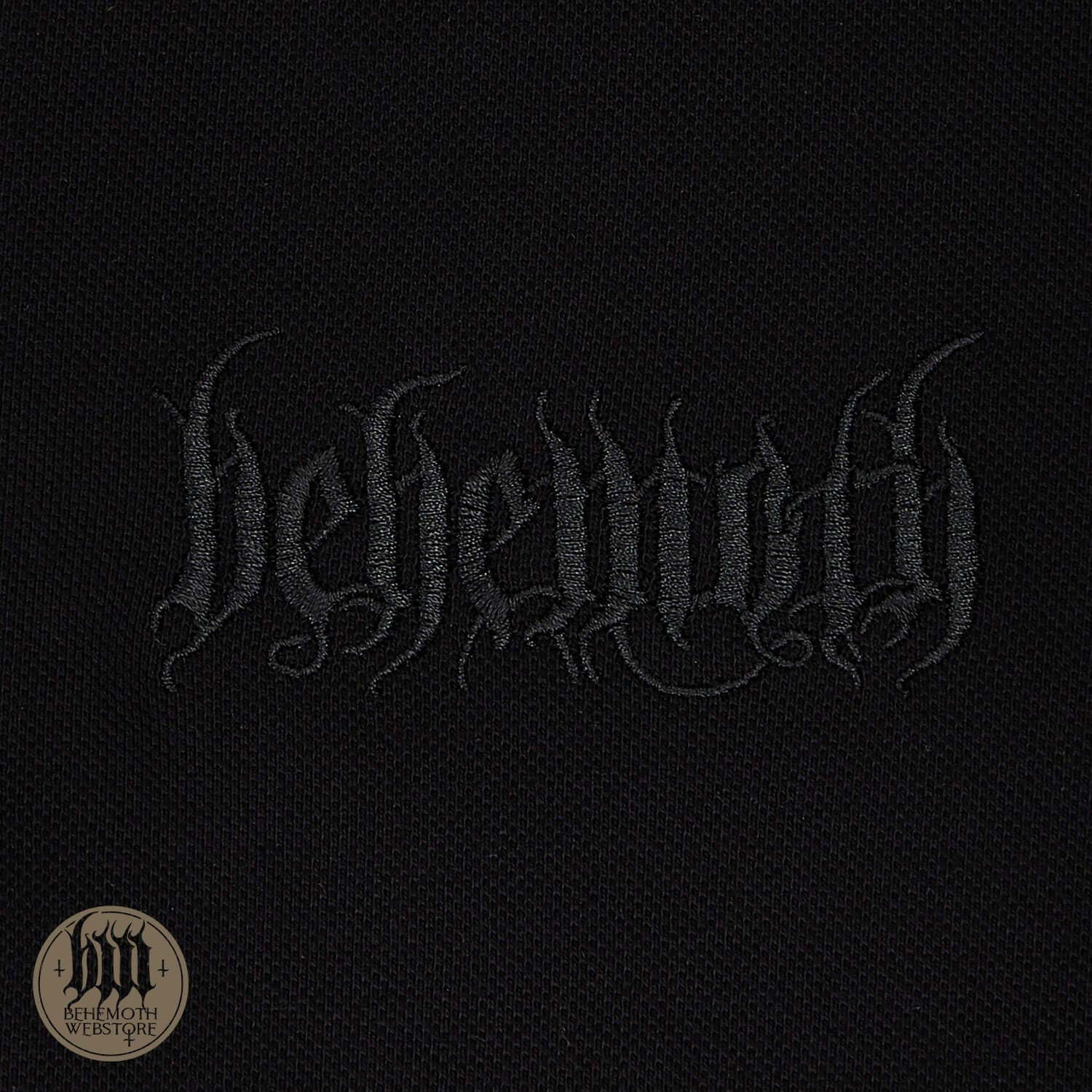 Behemoth 'The Satanist' Blackest Ov The Black polo T-Shirt - Image 6
