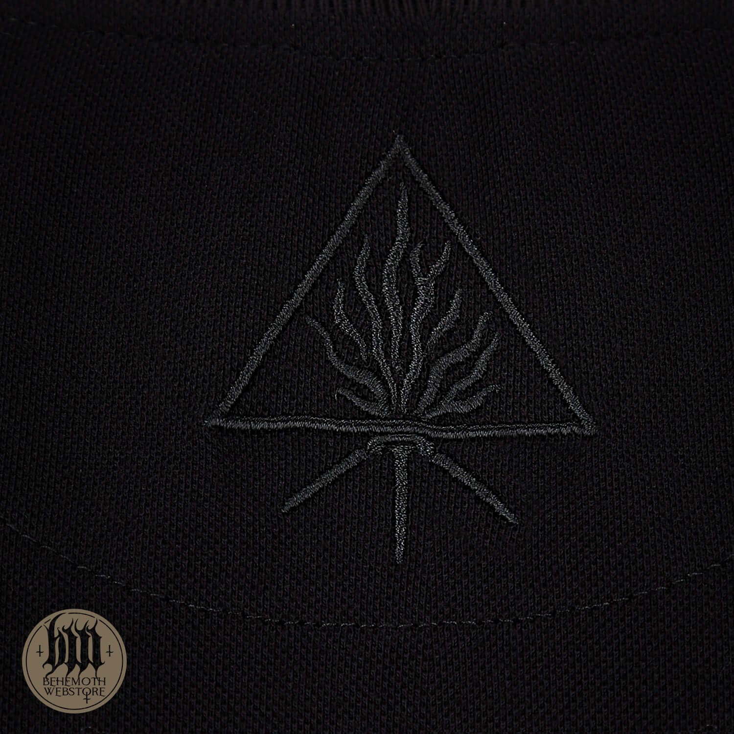 Behemoth 'The Satanist' Blackest Ov The Black polo T-Shirt - Image 7