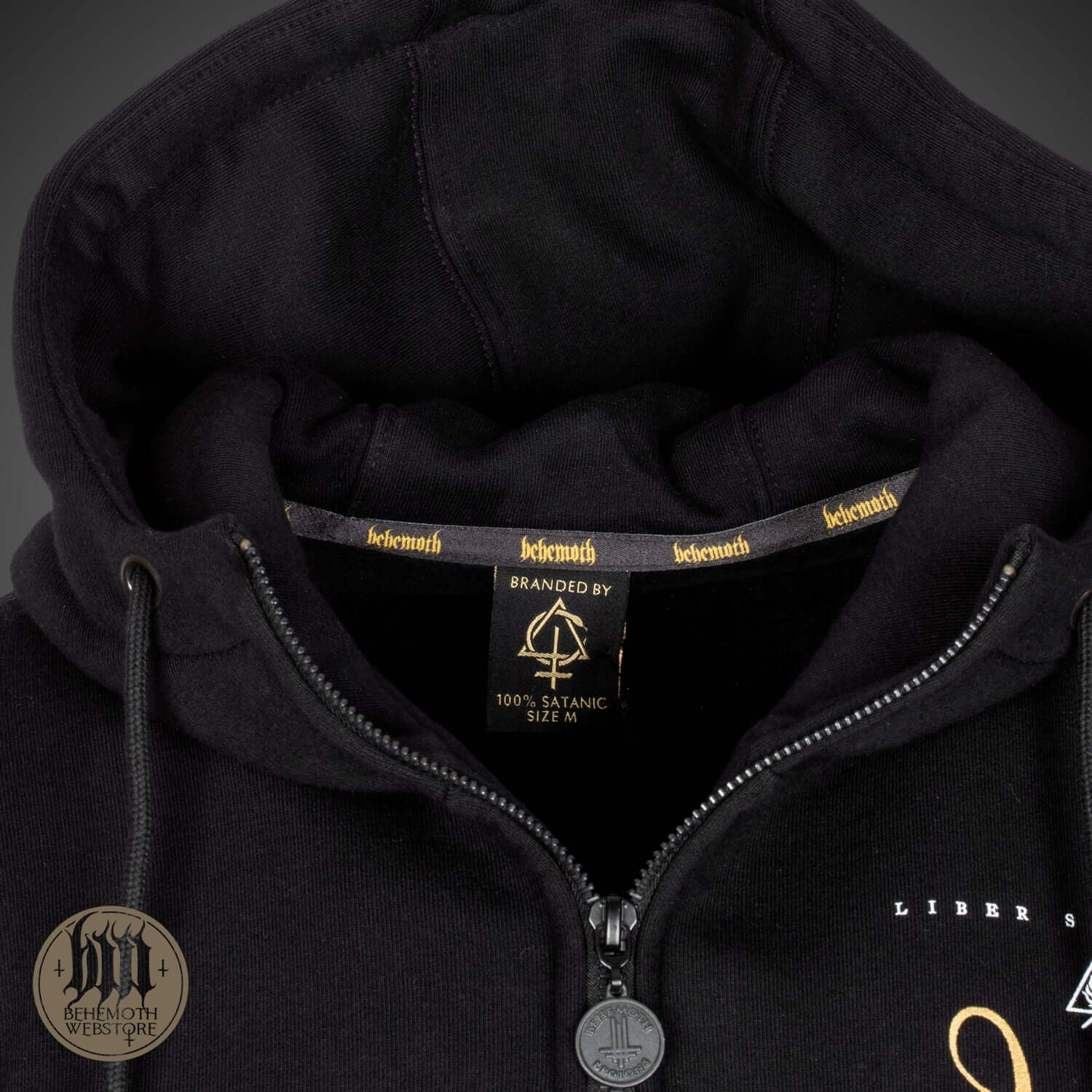 Behemoth 'The Satanist X' hooded sweatshirt with zip - Image 5