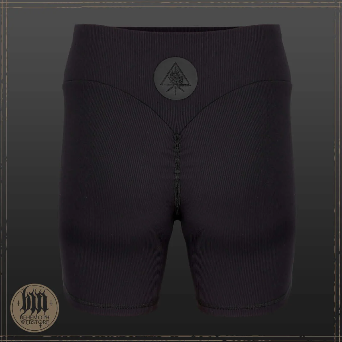 Behemoth 'The Unholy Trinity' Premium Push-Up Shorts - ribbed - Image 3