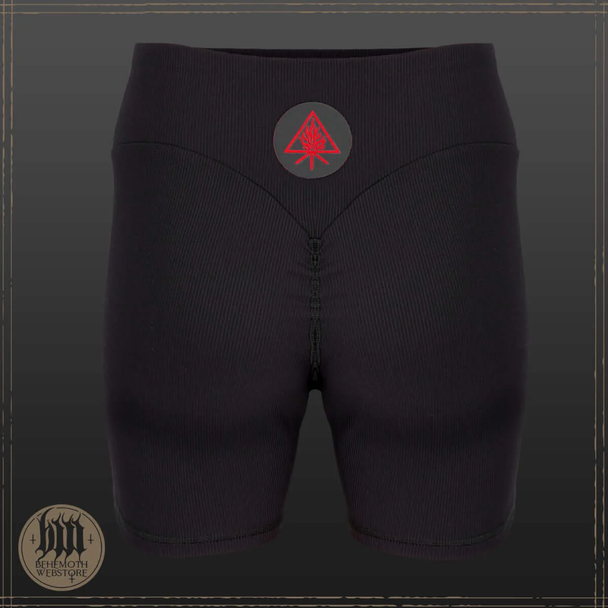 Behemoth 'The Unholy Trinity' Premium Push-Up Shorts - ribbed - Image 5