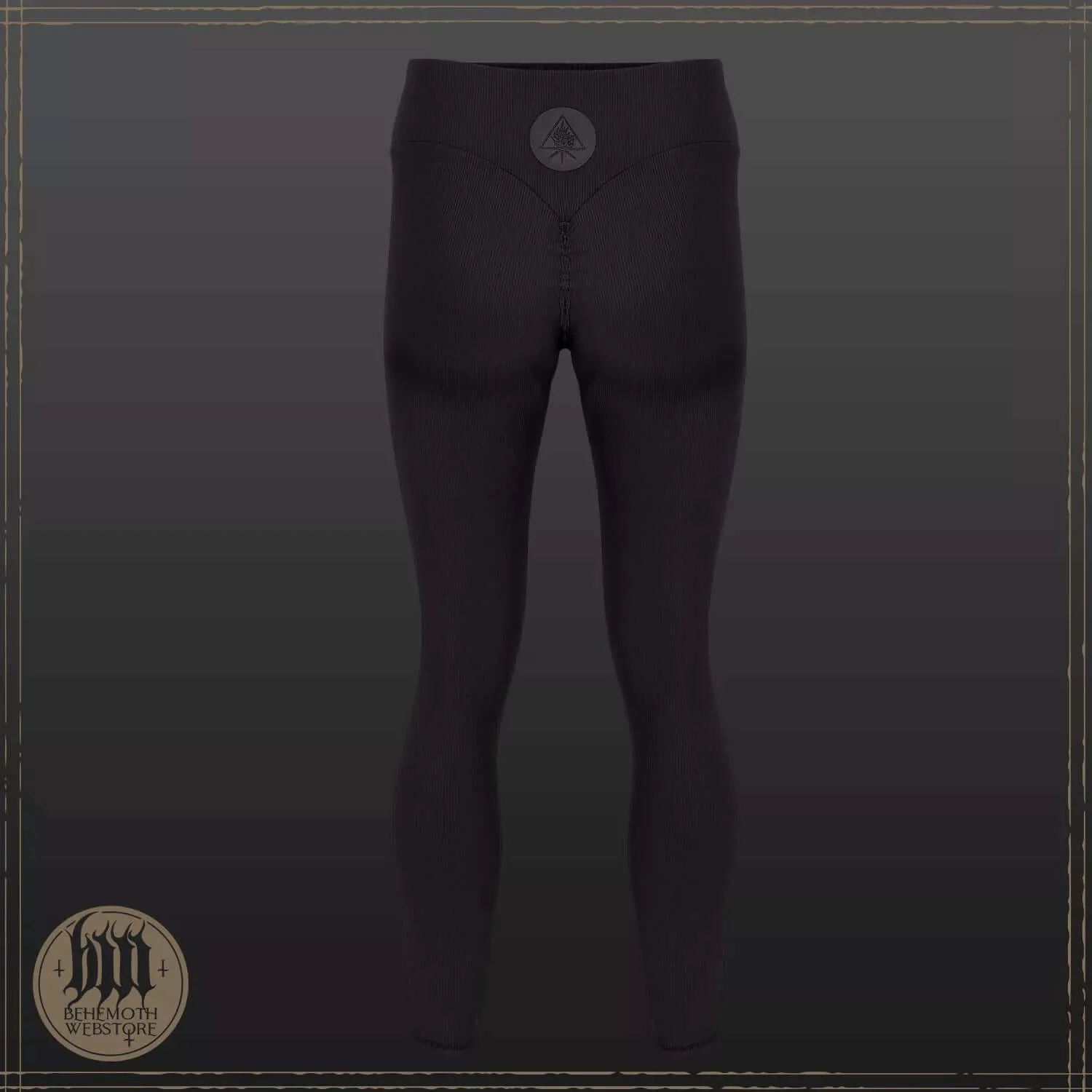 Behemoth "The Unholy Trinity" Ribbed Leggings - Image 3