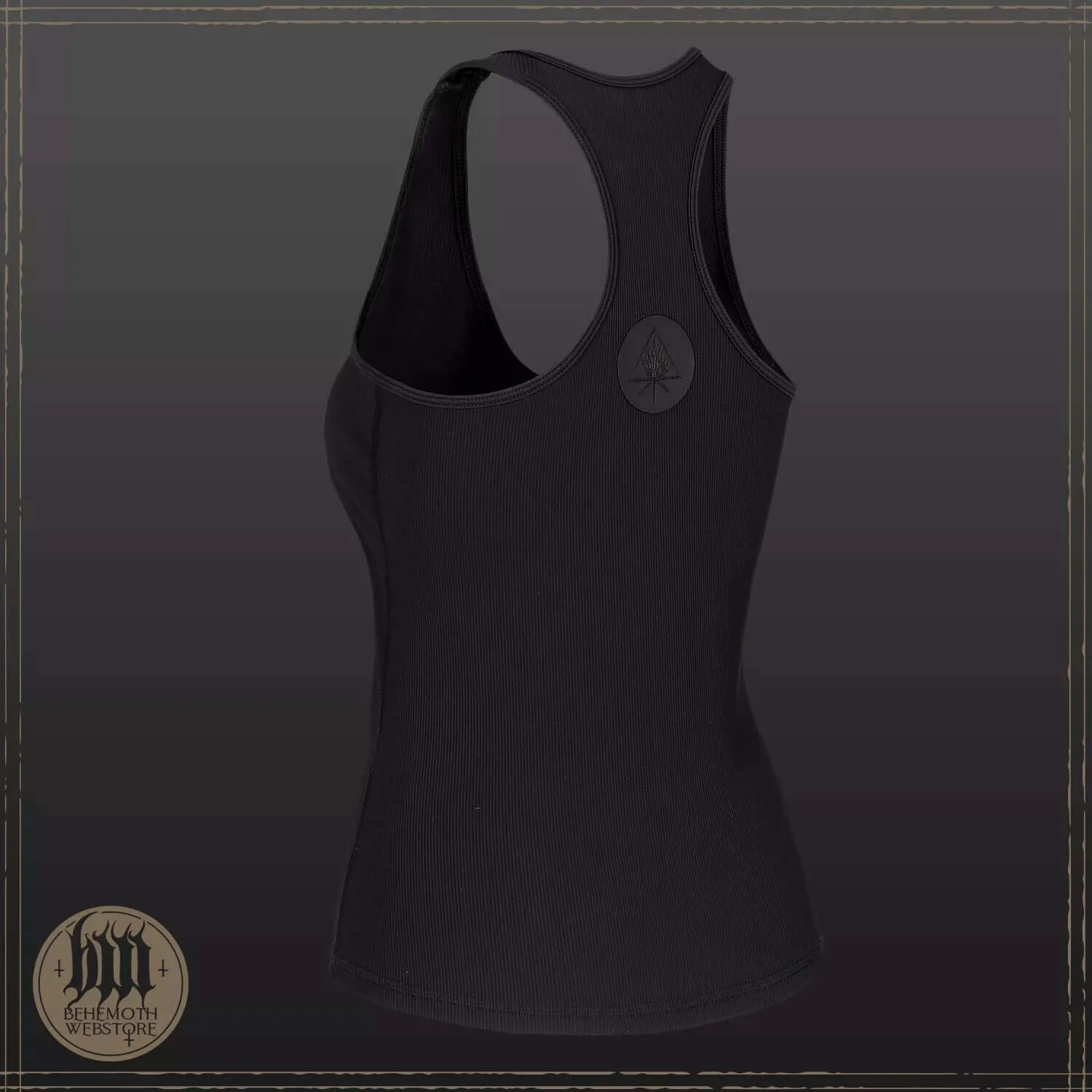 Behemoth 'The Unholy Trinity' women premium sports sleeveless  shirt - ribbed - Image 3