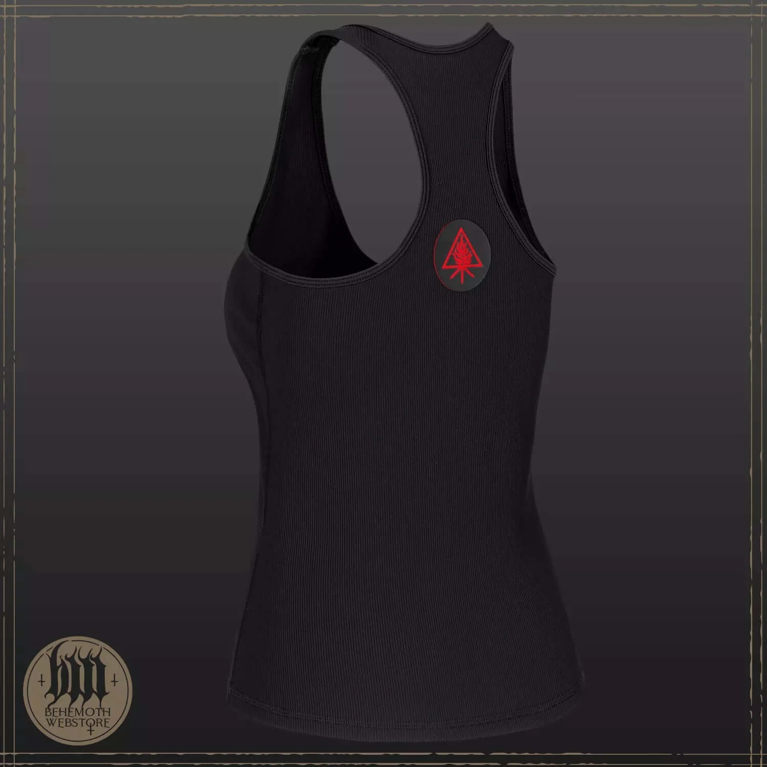 Behemoth 'The Unholy Trinity' women premium sports sleeveless  shirt - ribbed - Image 5