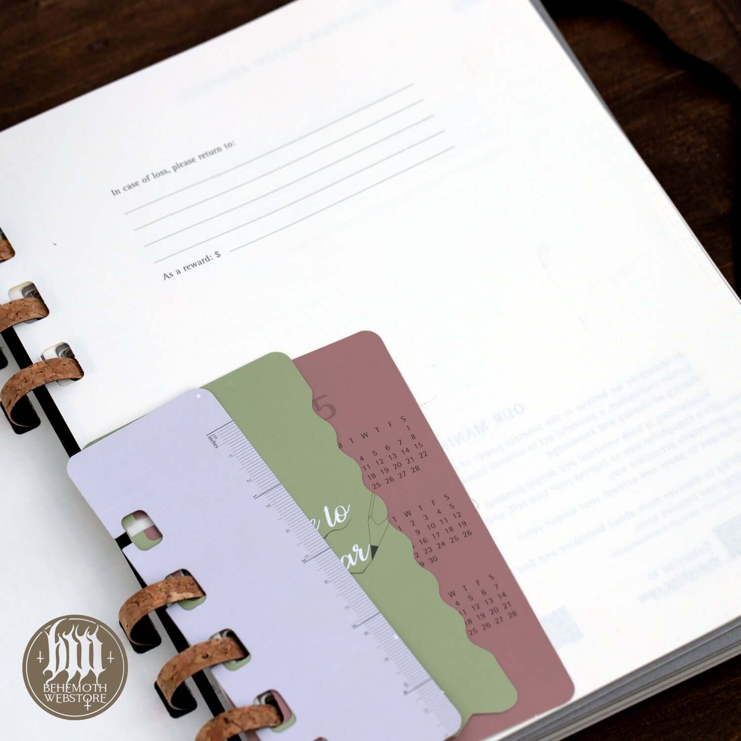 Behemoth 'Thru 2025 We Walk' Moleskine 2025 Calendar, LIMITED - Image 6