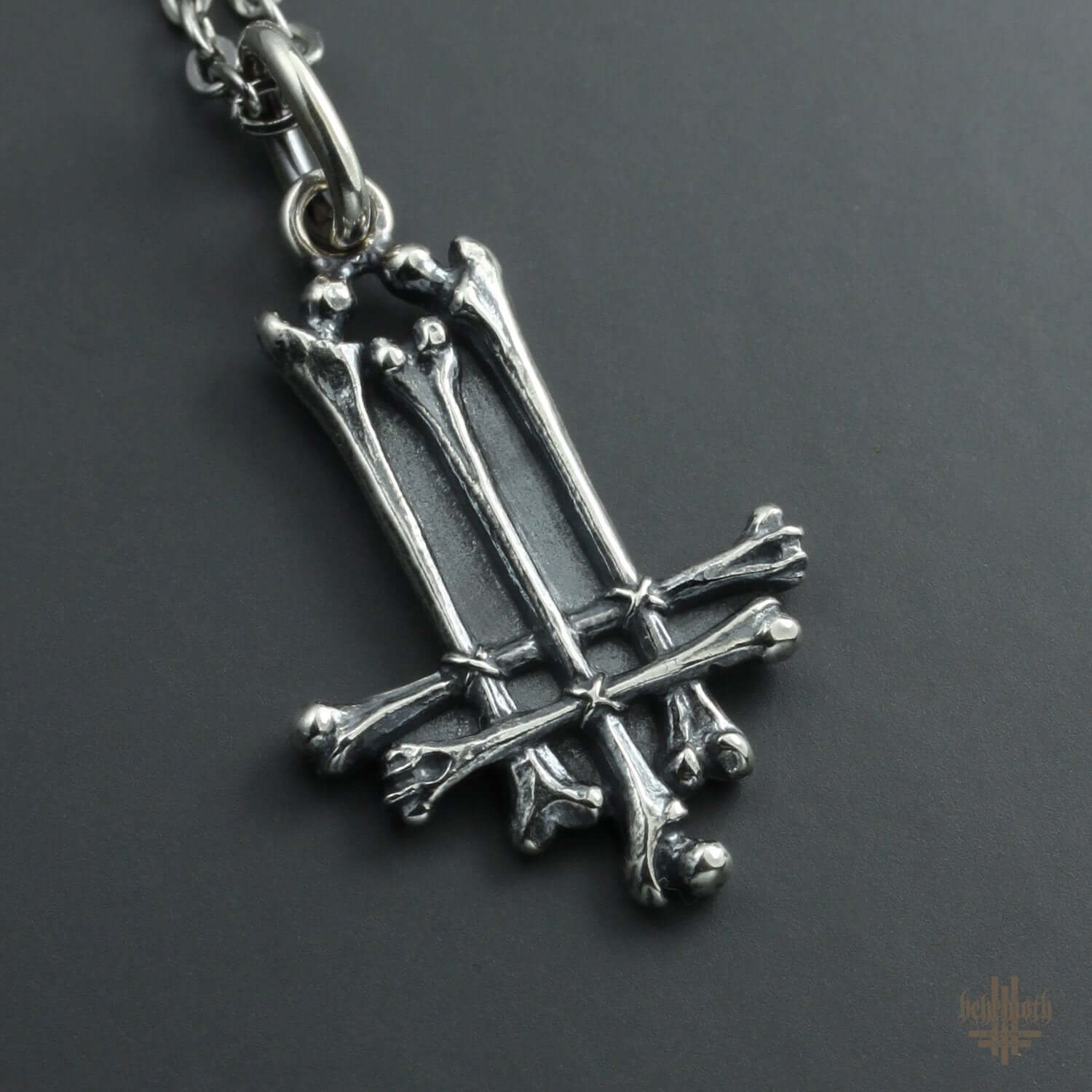 Behemoth 'Trivmviratvs - Bones' sterling silver necklace - Image 3