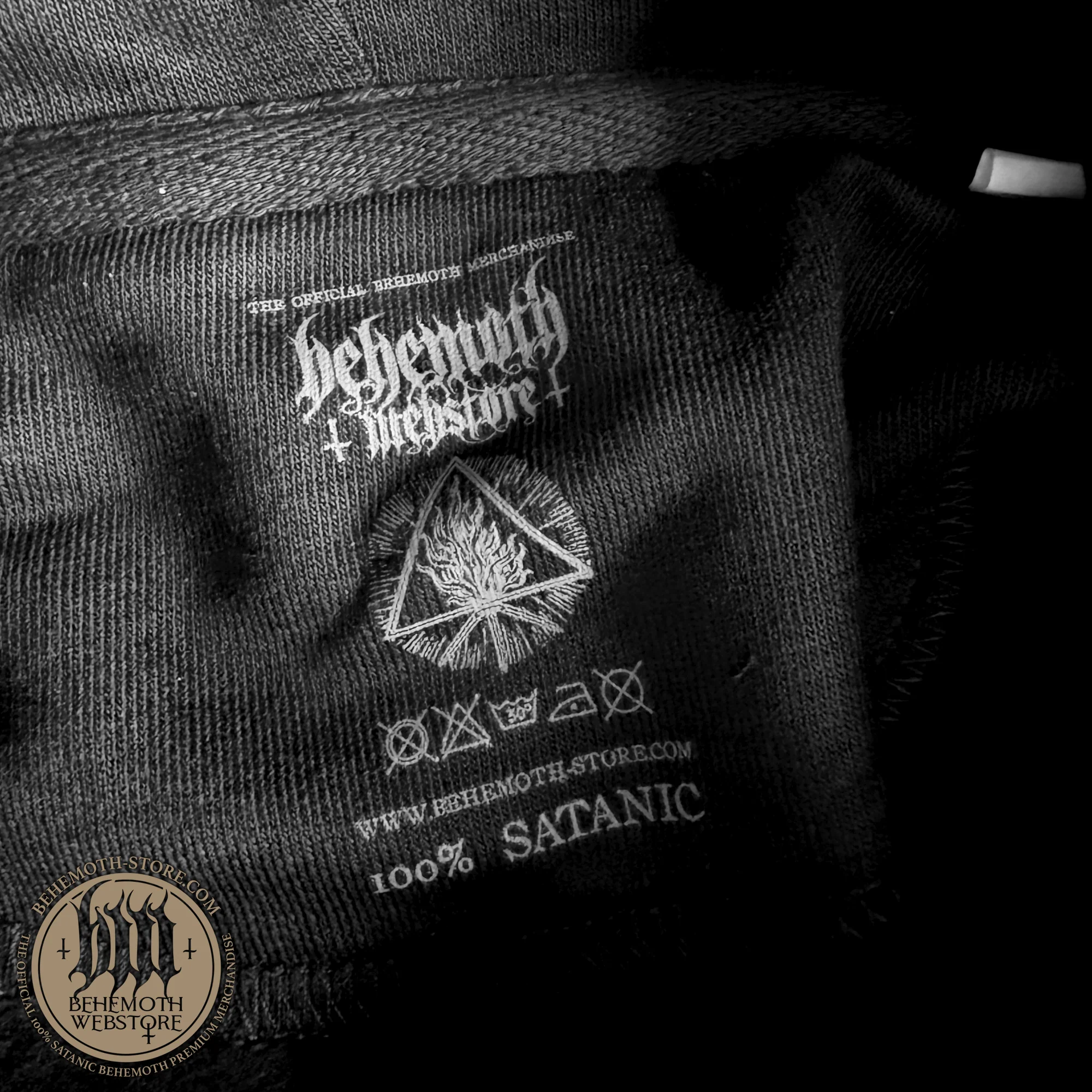 Behemoth ‘Trivmviratvs’ Pullover Hoodie (Puff Print) - Image 4