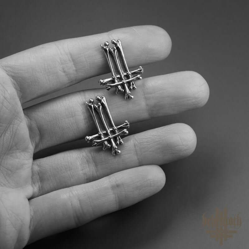 Behemoth 'Trivmviratvs' sterling silver cufflinks - Image 4