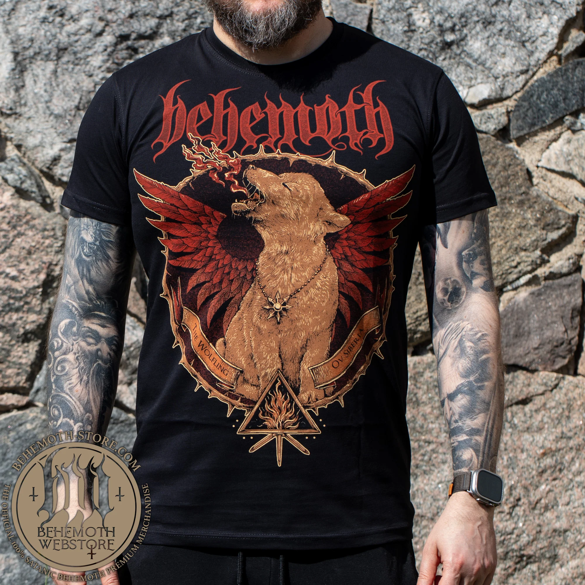 Behemoth - 'Wolfling Ov Siberia' T-Shirt
