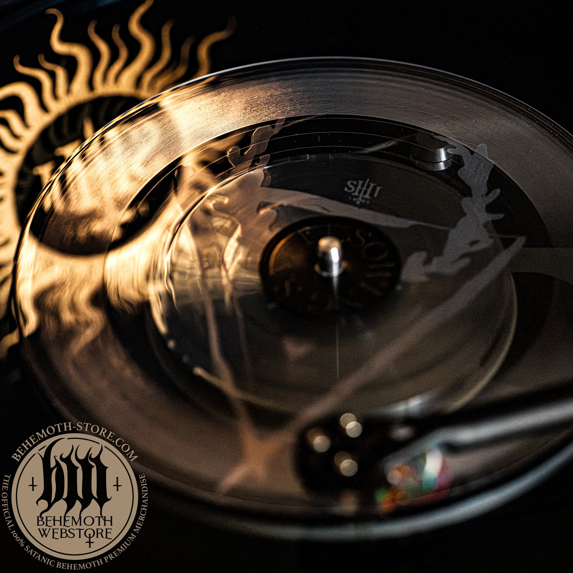 “Sowing Salt” – 7″ Vinyl Single by Behemoth (Transparent, Laser-Etched, Signed, Limited to 350) - Image 4