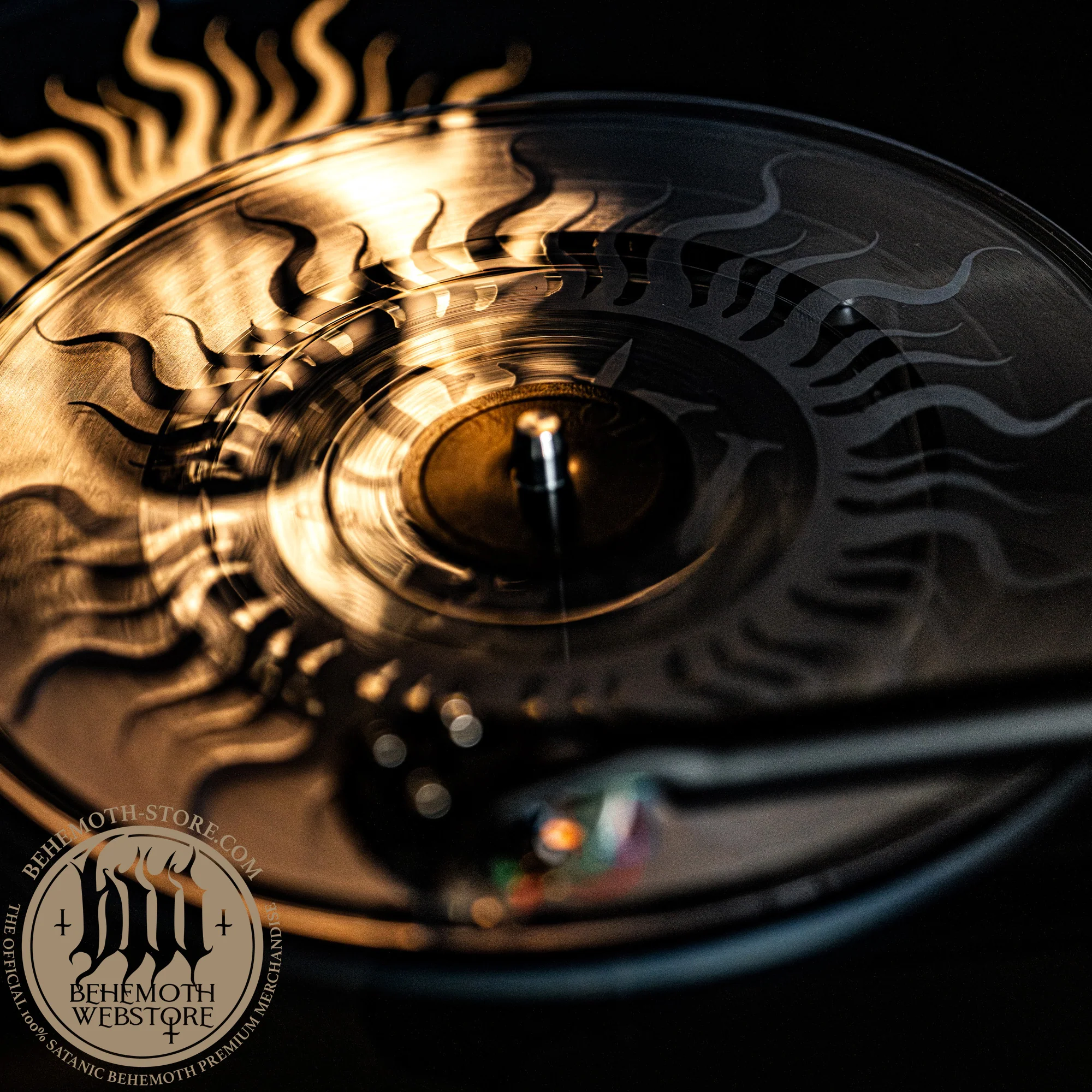 “TSOG” – 7″ Vinyl Single by Behemoth (Transparent, Laser-Etched, Signed, Limited to 350) - Image 4