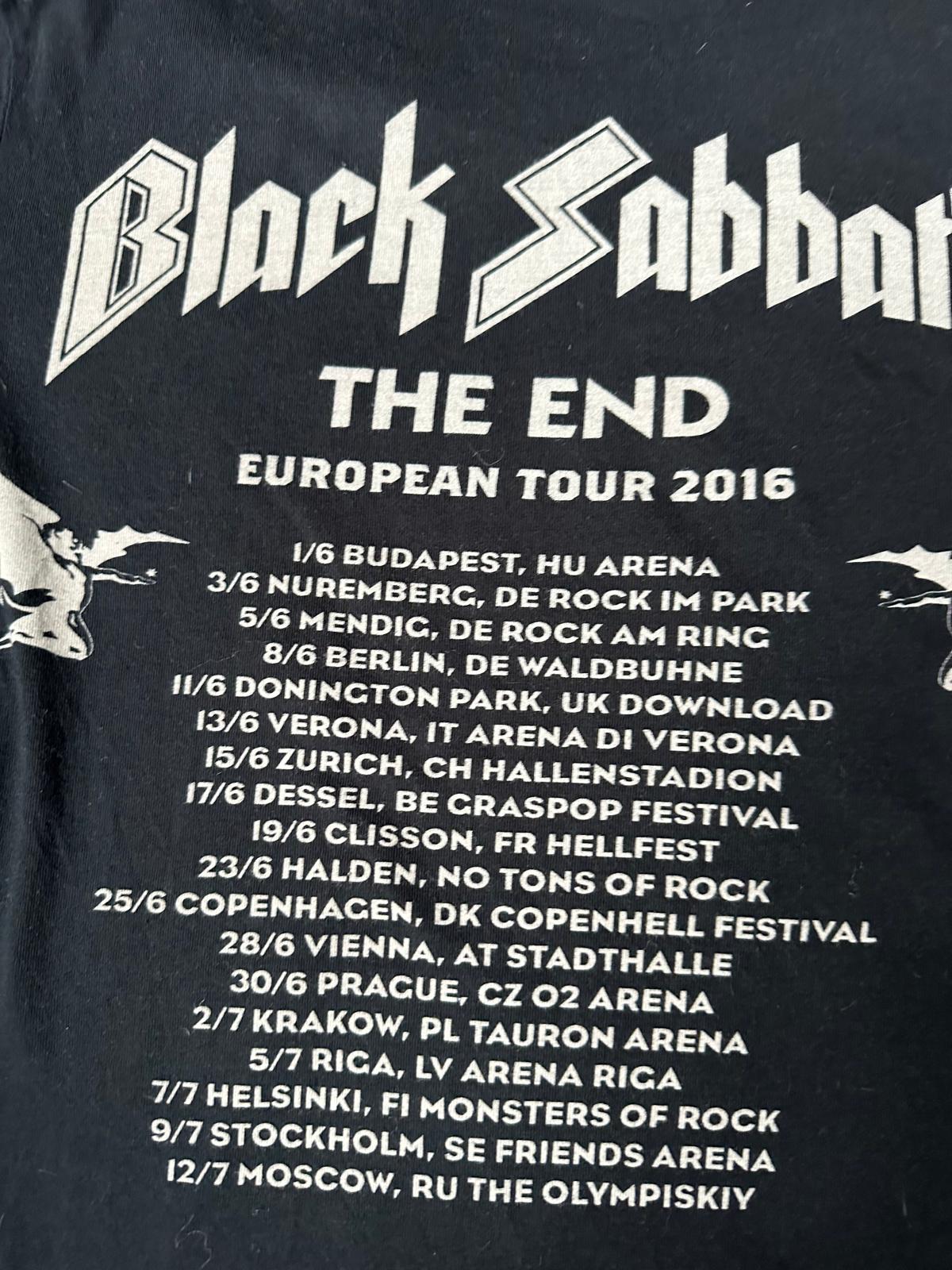 Vintage Hell – Black Sabbath – The End Tour Shirt (Original) - Image 3