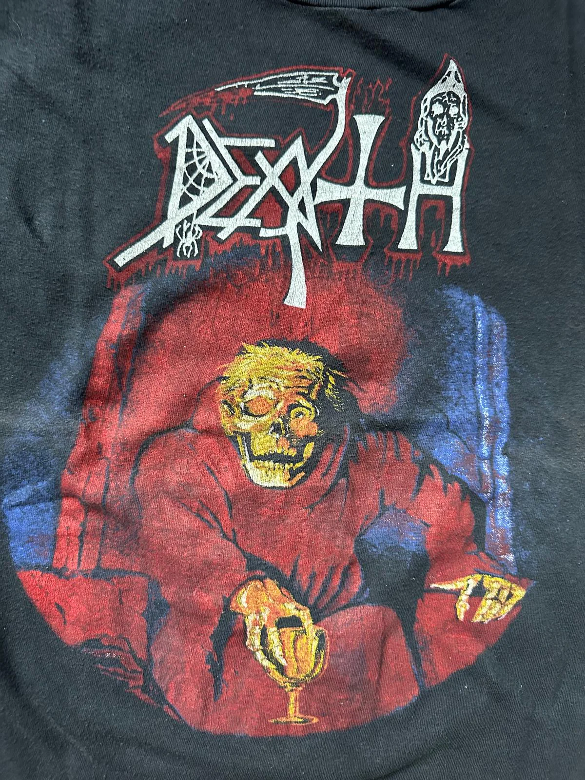 Vintage Hell – Death – Scream Bloody Gore Original Shirt - Image 3