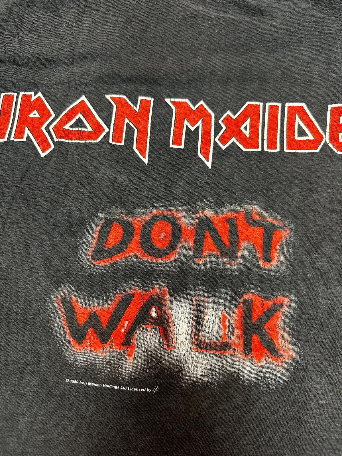 Vintage Hell – IRON MAIDEN Dont walk vintage shirt - Image 5
