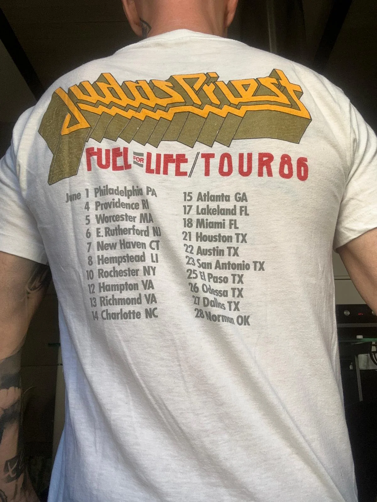 Vintage Hell – JUDAS PRIEST – Turbo Tour (T-Shirt) - Image 5