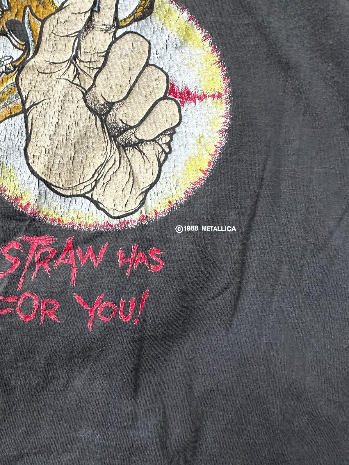 Vintage Hell – Metallica – The Shortest Straw Vintage Shirt (1988) - Image 2
