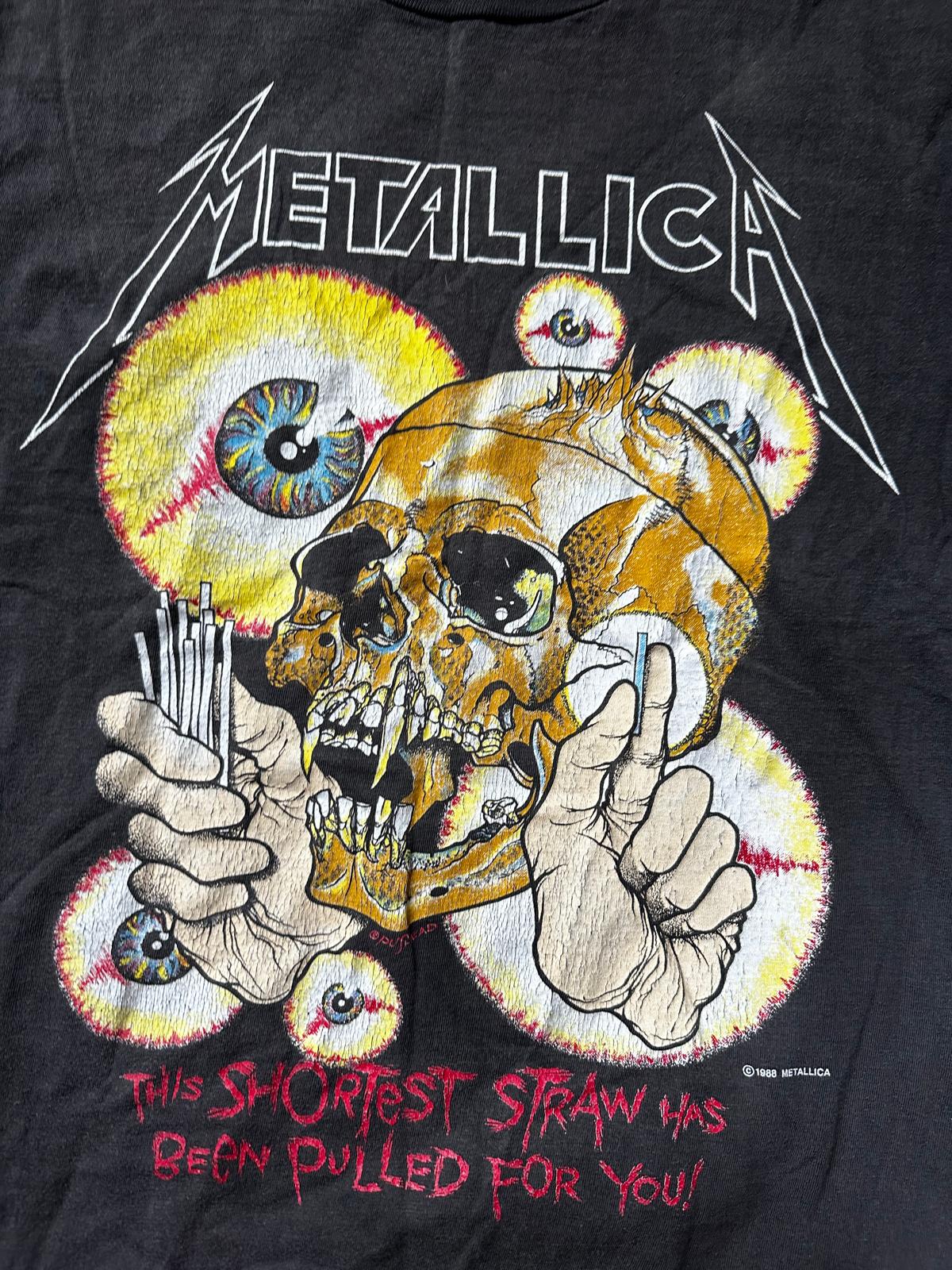 Vintage Hell – Metallica – The Shortest Straw Vintage Shirt (1988) - Image 3