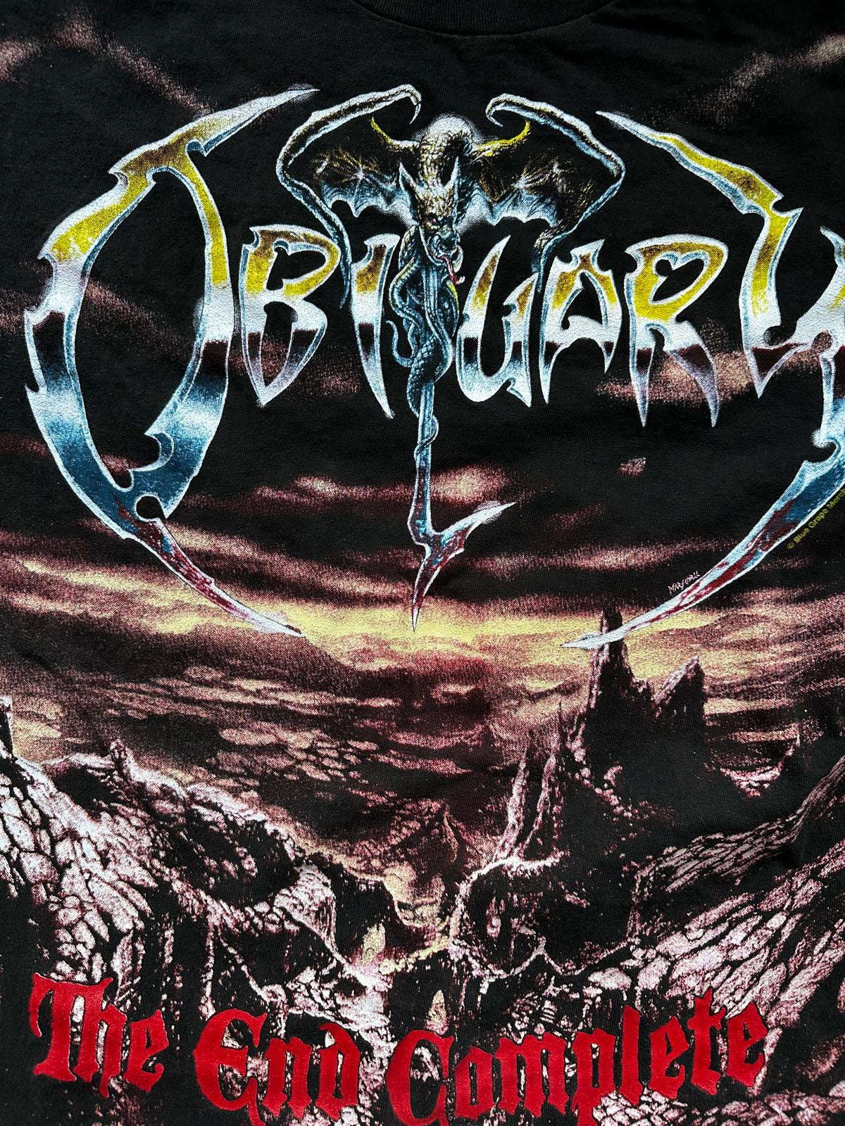 Vintage Hell – OBITUARY – The End Complete (All-Over Print) (T-Shirt) - Image 2