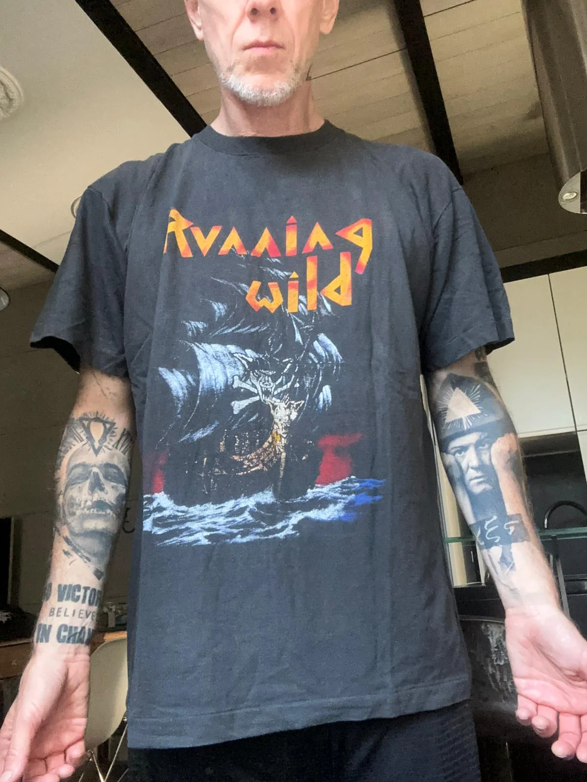 Vintage Hell – RUNNING WILD – Under Jolly Roger (T-Shirt)