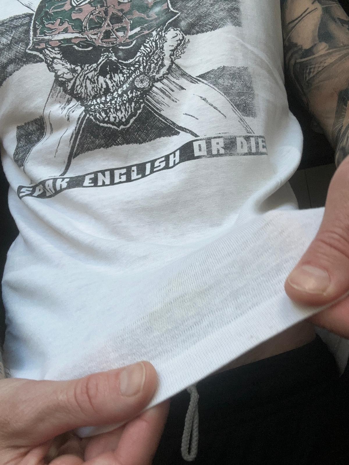 Vintage Hell – S.O.D. – Speak English or Die (Cut Off, Cuffed) (Cut Off Shirt) - Image 3