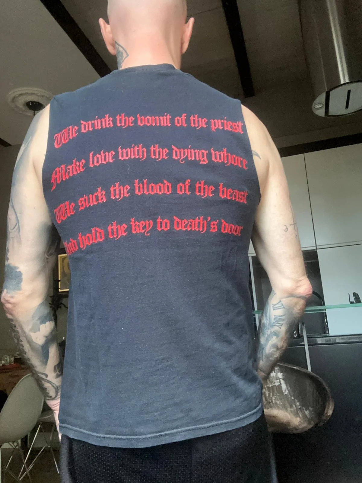 Vintage Hell – VENOM – Black Metal (Cut Off) (Cut Off Shirt) - Image 3